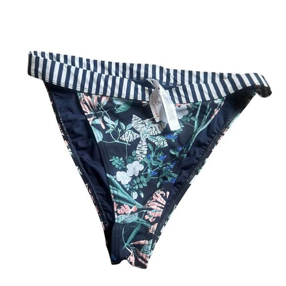 Tart Collections High Cut Floral Print Riley Cheeky Bikini Bottom Size L NWOT - Picture 4 of 10